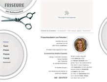 Tablet Screenshot of friseure-dalmannkai.de